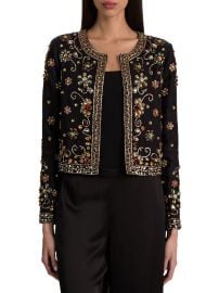 ALICE + OLIVIA Kidman Embellished Jacket | Saks Fifth Avenue at Saks Fifth Avenue