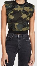 ALICE  OLIVIA JEANS Kendrick Strong Shoulder Top at Shopbop