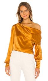 ALIX NYC Catherine Blouse in Saffron from Revolve com at Revolve