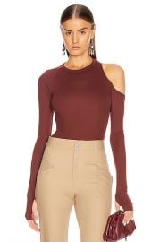 ALIX NYC Eaton Bodysuit in Clove   FWRD at Forward