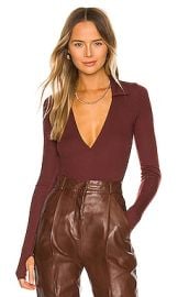 ALIX NYC Monterey Bodysuit in Clove at Revolve