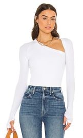 ALIX NYC Stratton Bodysuit in White at Revolve