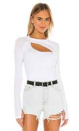 ALIX NYC Summit Bodysuit in White from Revolve com at Revolve