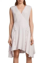 ALLSAINTS   Miller Lace-Up Dress   Nordstrom Rack at Nordstrom Rack