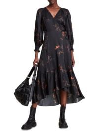 ALLSAINTS Adelaide Aurora Wrap Dress   Bloomingdales at Bloomingdales