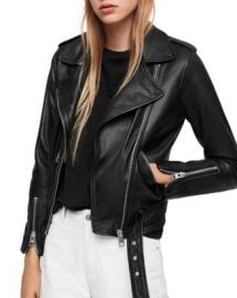 ALLSAINTS Balfern Leather Biker Jacket Women - Bloomingdale s at Bloomingdales