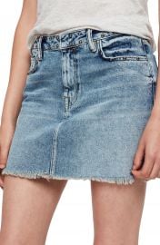 ALLSAINTS Betty Studded Denim Skirt at Nordstrom