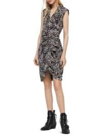 ALLSAINTS Cancity Leofall Leopard Print Wrap Dress - 100  Exclusive  Women - Bloomingdale s at Bloomingdales