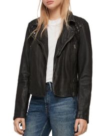 ALLSAINTS Cargo Quilted Leather Biker Jacket   Bloomingdales at Bloomingdales