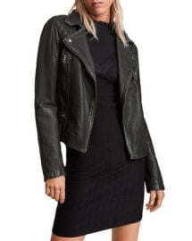 ALLSAINTS Cargo Quilted Leather Biker Jacket   Bloomingdales at Bloomingdales