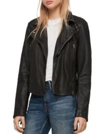 ALLSAINTS Cargo Quilted Leather Biker Jacket Women - Bloomingdale s at Bloomingdales