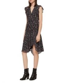 ALLSAINTS Caris Floral Ruffle Dress Women - Bloomingdale s at Bloomingdales