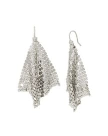 ALLSAINTS Chain Mesh Handkerchief Statement Earrings Bloomingdales at Bloomingdales