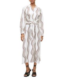 ALLSAINTS Clanetta Leticia Printed Long Sleeve Shirt Dress Bloomingdales at Bloomingdales