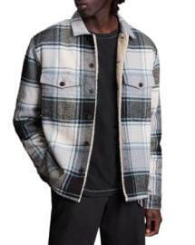 ALLSAINTS Cotton Ashtree Plaid Shirt Jacket Bloomingdales at Bloomingdales