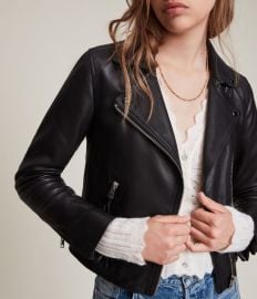 ALLSAINTS Dalby Leather Biker Jacket    Bloomingdales at Bloomingdales