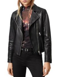 ALLSAINTS Dalby Leather Biker Jacket    Bloomingdales at Bloomingdales