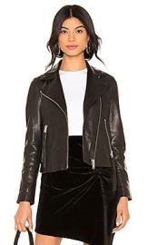 ALLSAINTS Dalby Leather Biker Jacket in Black at Revolve