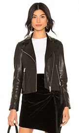 ALLSAINTS Dalby Leather Biker Jacket in Black from Revolve com at Revolve