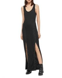 ALLSAINTS Daner Lace-Up Maxi Dress Women - Bloomingdale s at Bloomingdales