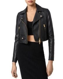 ALLSAINTS Elora Leather Biker Jacket Bloomingdales at Bloomingdales