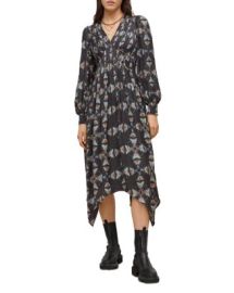 ALLSAINTS Estelle Paradise Midi Dress Bloomingdales at Bloomingdales