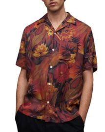 ALLSAINTS Gozo Short Sleeve Shirt Bloomingdales at Bloomingdales