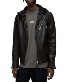 ALLSAINTS Harwood Leather Jacket Bloomingdales at Bloomingdales