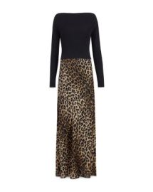 ALLSAINTS Hera Leopard Print Dress Bloomingdales at Bloomingdales