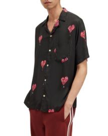 ALLSAINTS Ikuma Breakup Camp Shirt Bloomingdales at Bloomingdales