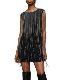 ALLSAINTS Ilia Diamante Dress Bloomingdales at Bloomingdales