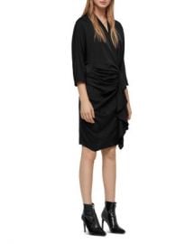 ALLSAINTS Issey Draped Dress Women - Bloomingdale s at Bloomingdales