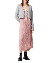 ALLSAINTS Kaylee Crinkled Two in One Slip Dress   Bloomingdales at Bloomingdales