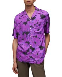 ALLSAINTS Kaza Relaxed Fit Printed Short Sleeve Camp Shirt Bloomingdales at Bloomingdales