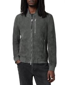 ALLSAINTS Kemble Suede Bomber Jacket Bloomingdales at Bloomingdales