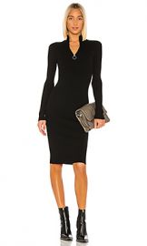 ALLSAINTS Lacey Rib Dress in Black from Revolve com at Revolve