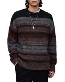 ALLSAINTS Lemmy Striped Crewneck Sweater Bloomingdales at Bloomingdales