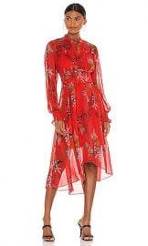 ALLSAINTS Leonie Melisma Dress in Red from Revolve com at Revolve