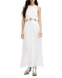 ALLSAINTS Mabel Cut Out Embellished Maxi Dress Bloomingdales at Bloomingdales