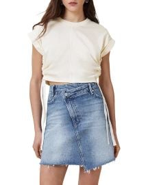 ALLSAINTS Mira Satin Tee Bloomingdales at Bloomingdales