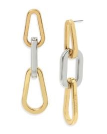 ALLSAINTS Mixed Link Drop Earrings in Two Tone     Bloomingdales at Bloomingdales