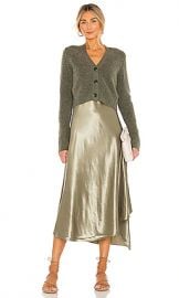 ALLSAINTS Orri Dress in Pale Olive  amp  Khaki Green from Revolve com at Revolve