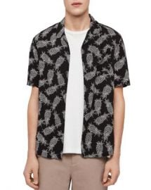 WornOnTV Sam s black pineapple print shirt on Dynasty Rafael de la Fuente Clothes and Wardrobe from TV