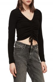 ALLSAINTS Rina Drawstring Tee   Nordstrom at Nordstrom