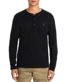 ALLSAINTS Slim Fit Logo Henley Bloomingdales at Bloomingdales