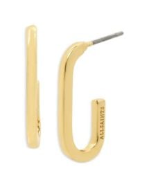 ALLSAINTS Small Open Oval Hoop Earrings in Silver Tone or Gold Tone Bloomingdales at Bloomingdales