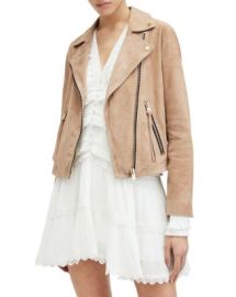 ALLSAINTS Suede Dalby Biker Jacket Bloomingdales at Bloomingdales