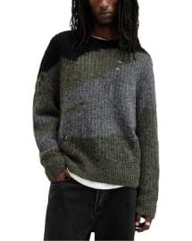 ALLSAINTS Sur Intarsia Knit Oversized Sweater Bloomingdales at Bloomingdales