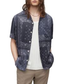 ALLSAINTS Tikal Relaxed Fit Short Sleeve Shirt Bloomingdales at Bloomingdales