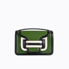 ALPHA bag for women in green lamb leather PIERRE HARDY at Pierre Hardy